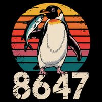 Vintage Penguin 86 47 Protest - 8647 Penguin Anti Trump Womens Tank Top