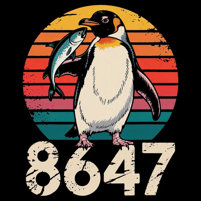 Vintage Penguin 86 47 Protest - 8647 Penguin Anti Trump Womens Tank Top