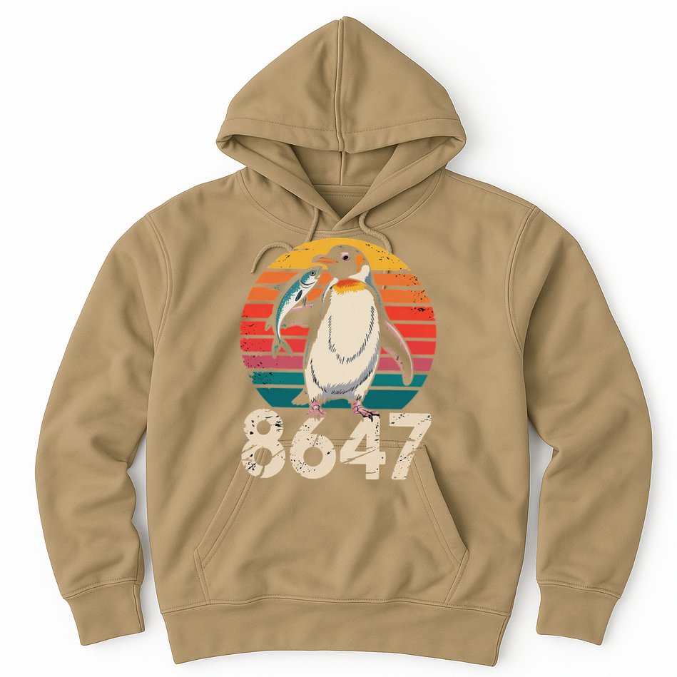 Vintage Penguin 86 47 Protest - 8647 Penguin Anti Trump Hoodie