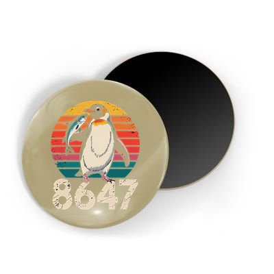 Vintage Penguin 86 47 Protest - 8647 Penguin Anti Trump Magnet