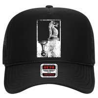 Vintage Pawn And Knight Shadow Chess Hat