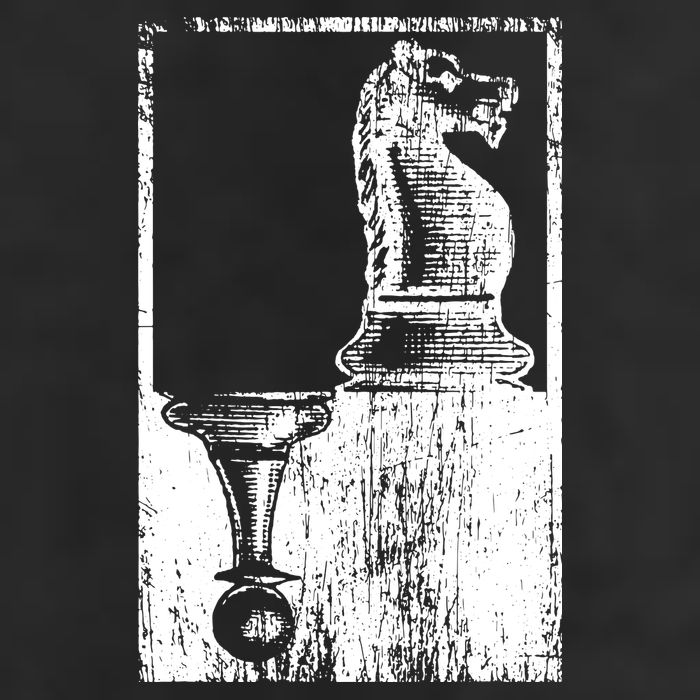 Vintage Pawn And Knight Shadow Chess Hat