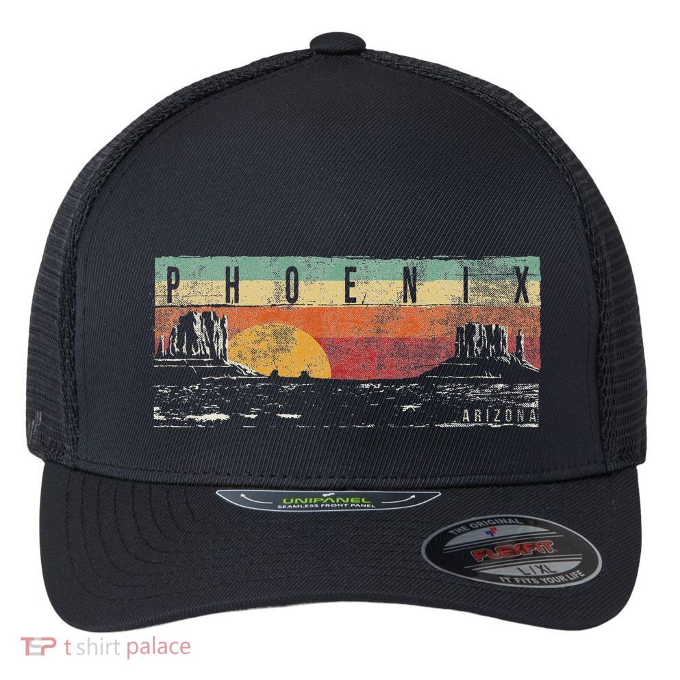 Vintage Phoenix Arizona Phoenix Az Flexfit Unipanel Trucker Cap