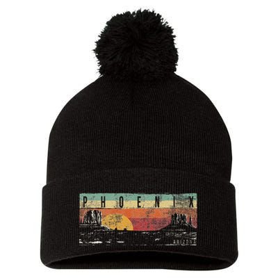 Vintage Phoenix Arizona Phoenix Az Pom Pom 12in Knit Beanie