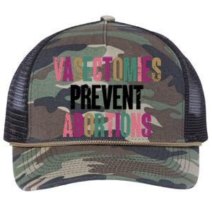 Vasectomies Prevent Abortions Feminist Women Rights Pro Choice Retro Rope Trucker Hat Cap