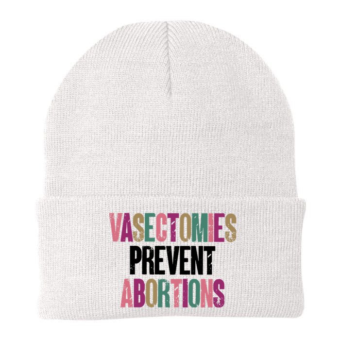 Vasectomies Prevent Abortions Feminist Women Rights Pro Choice Knit Cap Winter Beanie