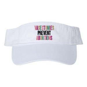 Vasectomies Prevent Abortions Feminist Women Rights Pro Choice Valucap Bio-Washed Visor