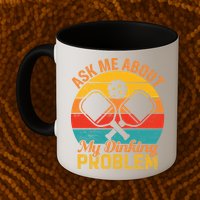 Vintage Pickleball Ask Me About My Pickleball Gift Mug
