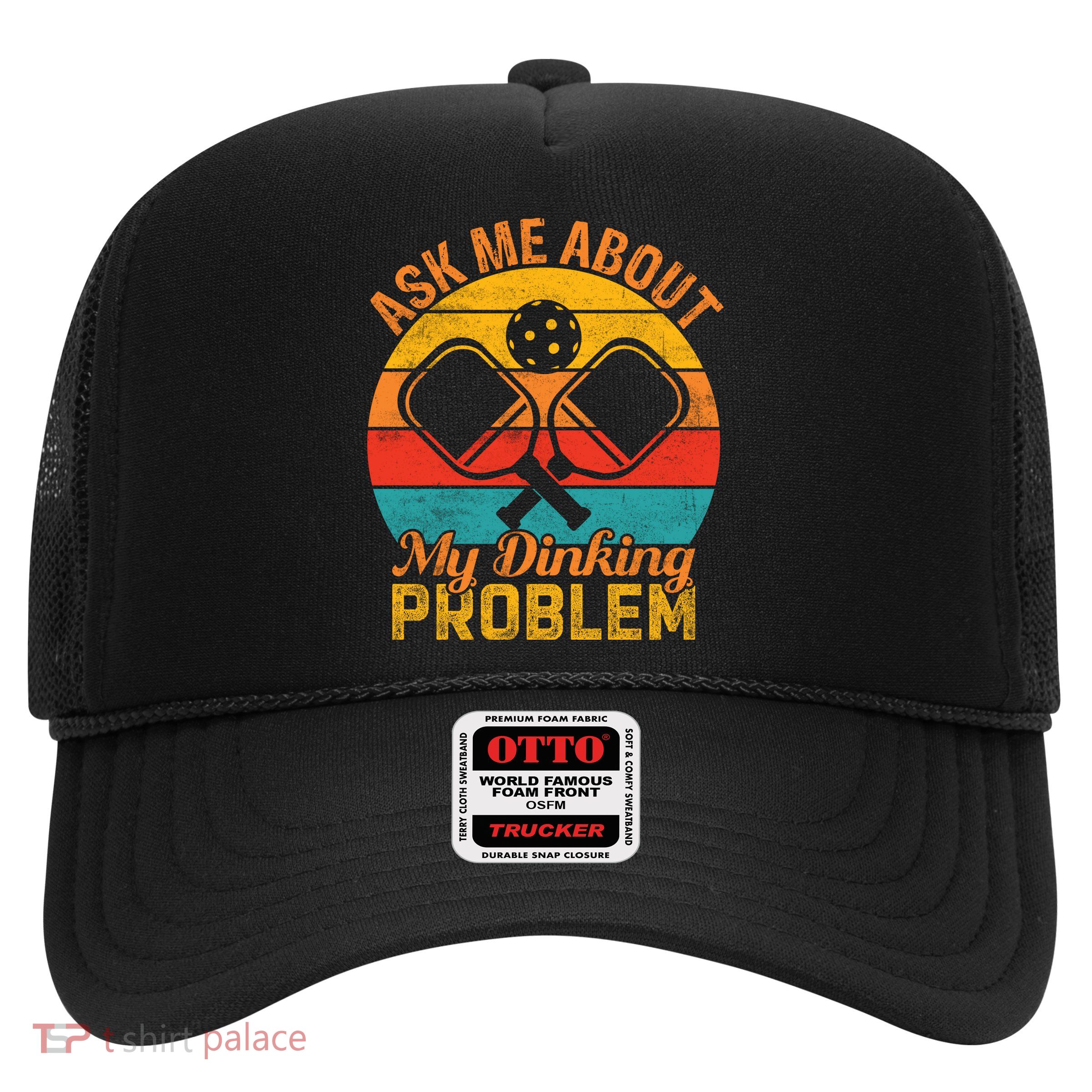Vintage Pickleball Ask Me About My Pickleball Gift Trucker Hat