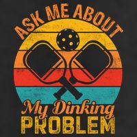 Vintage Pickleball Ask Me About My Pickleball Gift Golf Towel