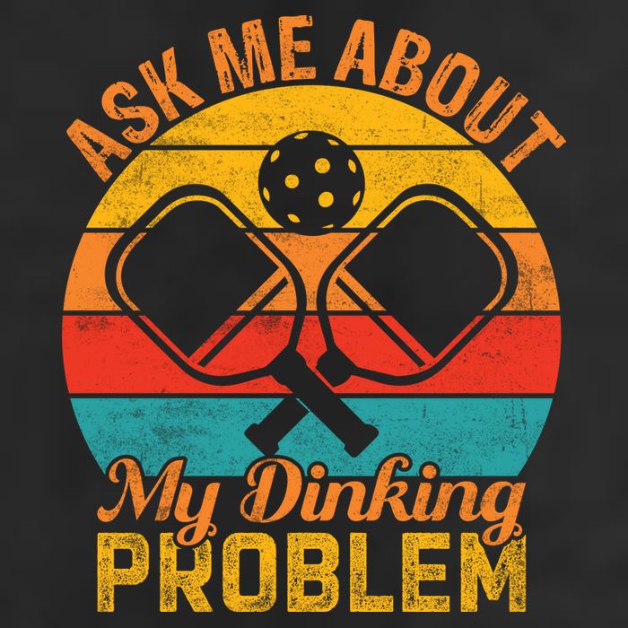 Vintage Pickleball Ask Me About My Pickleball Gift Golf Towel