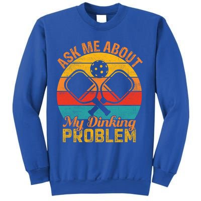 Vintage Pickleball Ask Me About My Pickleball Gift Sweatshirt