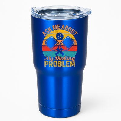 Vintage Pickleball Ask Me About My Pickleball Gift Tumbler