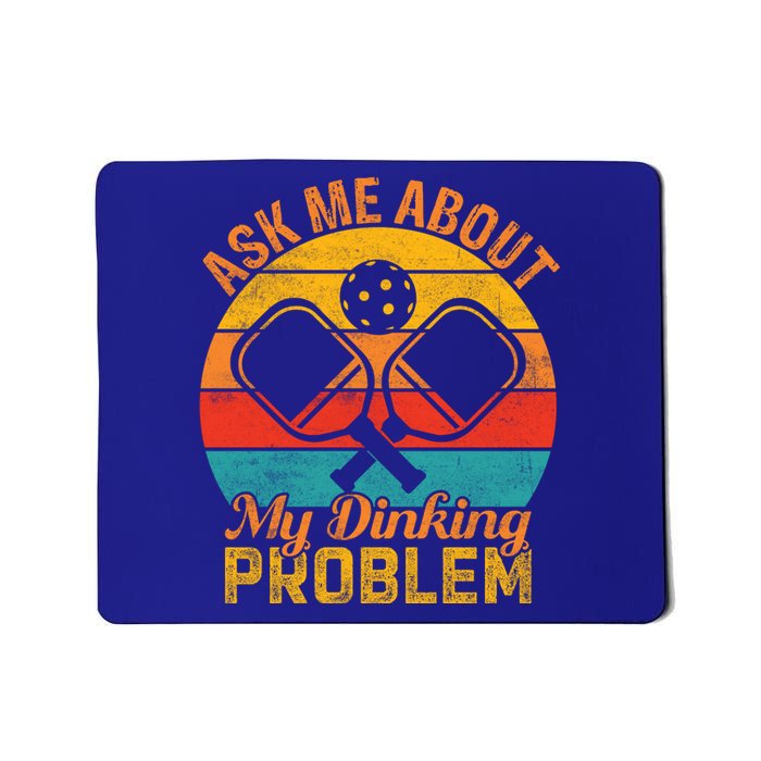 Vintage Pickleball Ask Me About My Pickleball Gift Mousepad