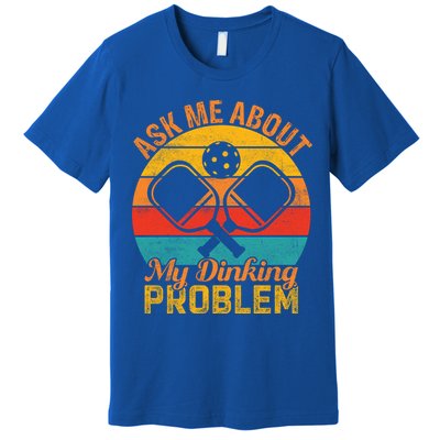 Vintage Pickleball Ask Me About My Pickleball Gift Premium T-Shirt