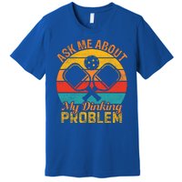 Vintage Pickleball Ask Me About My Pickleball Gift Premium T-Shirt