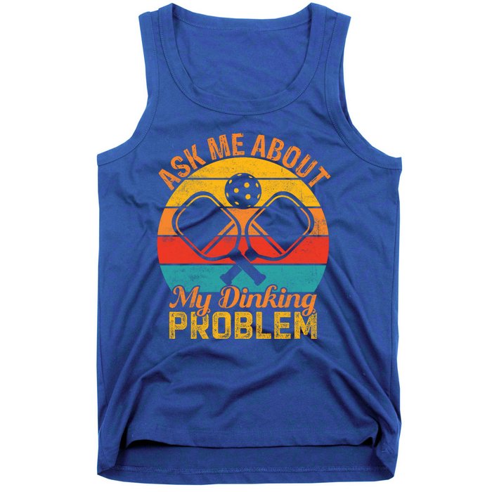 Vintage Pickleball Ask Me About My Pickleball Gift Tank Top