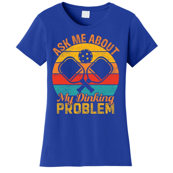 Vintage Pickleball Ask Me About My Pickleball Gift Women's T-Shirt