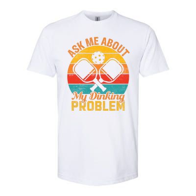 Vintage Pickleball Ask Me About My Pickleball Gift Softstyle CVC T-Shirt