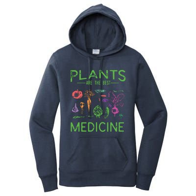 Vegan Plants Are The Best Medicine WFPBD Plant Based Women's Pullover Hoodie