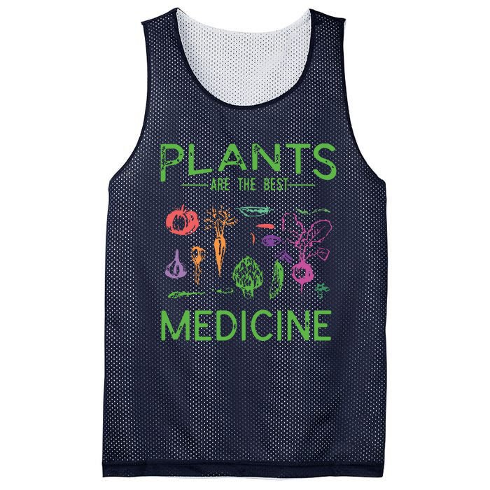 Vegan Plants Are The Best Medicine WFPBD Plant Based Mesh Reversible Basketball Jersey Tank