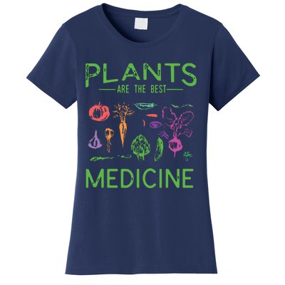 Vegan Plants Are The Best Medicine WFPBD Plant Based Women's T-Shirt