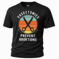 Vasectomies Prevent Abortions Retro Pro Choice Funny Novelty Performance Shirt