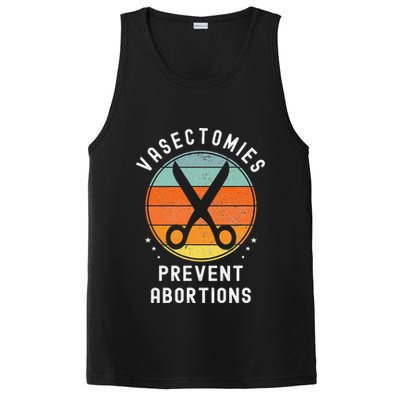 Vasectomies Prevent Abortions Retro Pro Choice Funny Novelty PosiCharge Competitor Tank