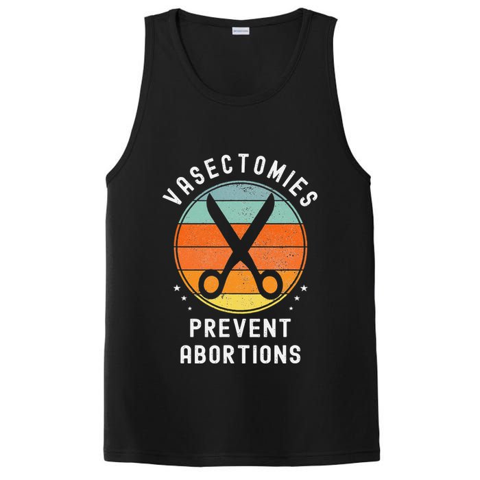 Vasectomies Prevent Abortions Retro Pro Choice Funny Novelty PosiCharge Competitor Tank