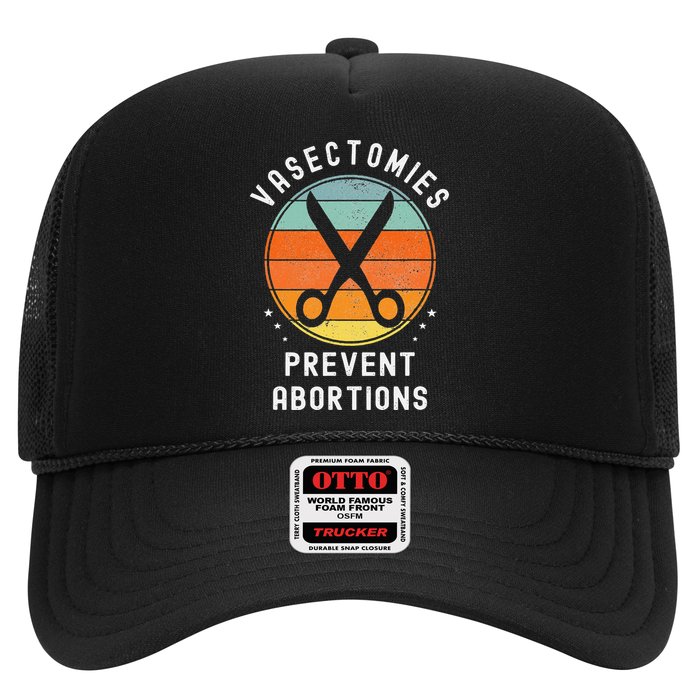 Vasectomies Prevent Abortions Retro Pro Choice Funny Novelty Hat