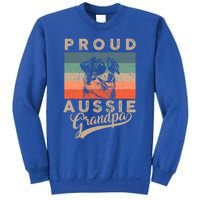 Vintage Proud Aussie Dog Grandpa Dog Owner FatherS Day Xmas Gift Sweatshirt