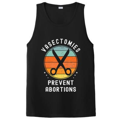 Vasectomies Prevent Abortions Retro Pro Choice Funny Novelty PosiCharge Competitor Tank
