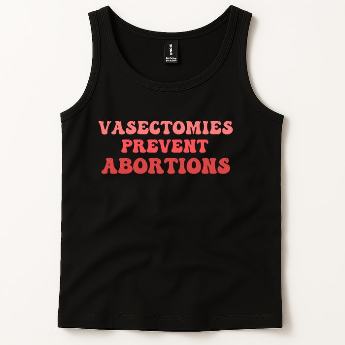 Vasectomies Prevent Abortions Tank Top