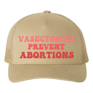 Vasectomies Prevent Abortions Yupoong Adult 5-Panel Trucker Hat