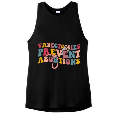 Vasectomies Prevent Abortions 's Pro Choice Feminist Ladies PosiCharge Tri-Blend Wicking Tank