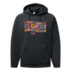 Vasectomies Prevent Abortions 's Pro Choice Feminist Performance Fleece Hoodie