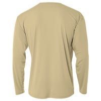 Vibrant Pop Art Cat With Geometric Patterns Cooling Performance Long Sleeve Crew