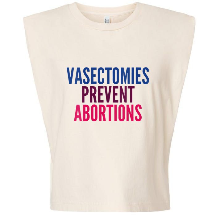 Vasectomies Prevent Abortions Protest Garment-Dyed Women's Muscle Tee