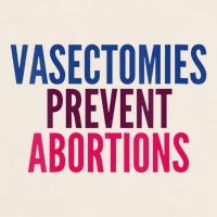 Vasectomies Prevent Abortions Protest Garment-Dyed Women's Muscle Tee