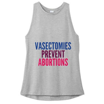 Vasectomies Prevent Abortions Protest Ladies PosiCharge Tri-Blend Wicking Tank