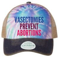 Vasectomies Prevent Abortions Protest Legacy Tie Dye Trucker Hat