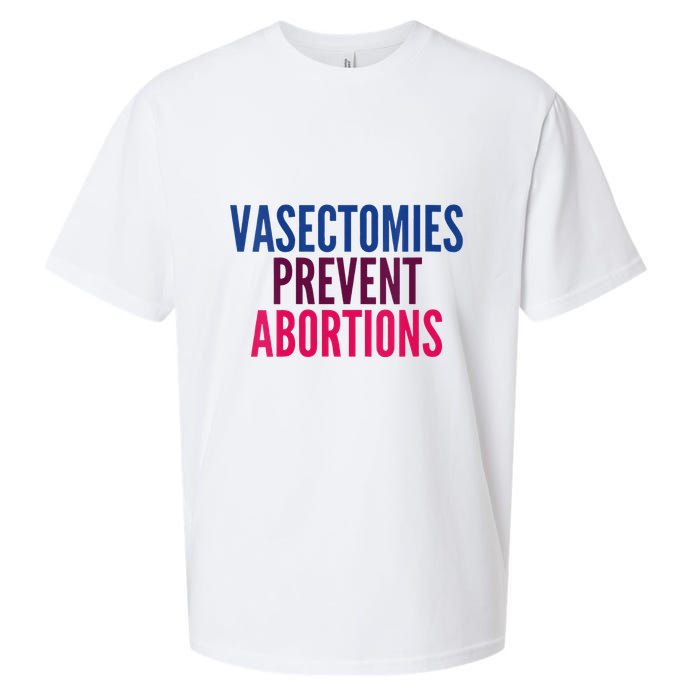 Vasectomies Prevent Abortions Protest Sueded Cloud Jersey T-Shirt