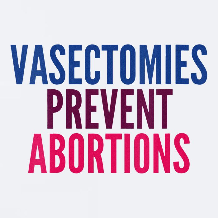 Vasectomies Prevent Abortions Protest Sueded Cloud Jersey T-Shirt