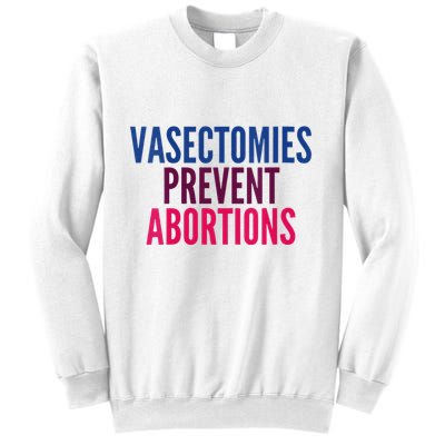 Vasectomies Prevent Abortions Protest Sweatshirt