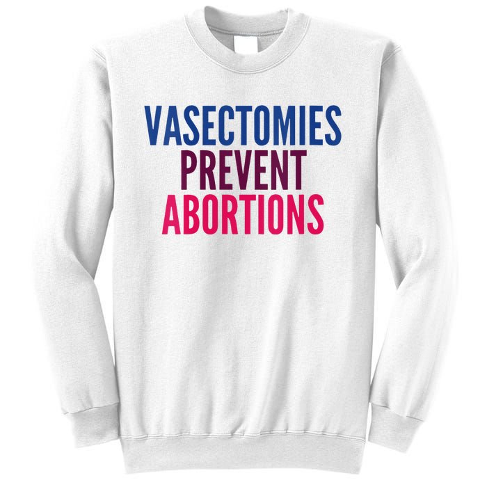 Vasectomies Prevent Abortions Protest Sweatshirt