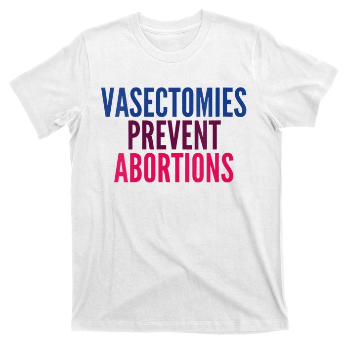 Vasectomies Prevent Abortions Protest T-Shirt