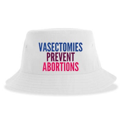 Vasectomies Prevent Abortions Protest Sustainable Bucket Hat