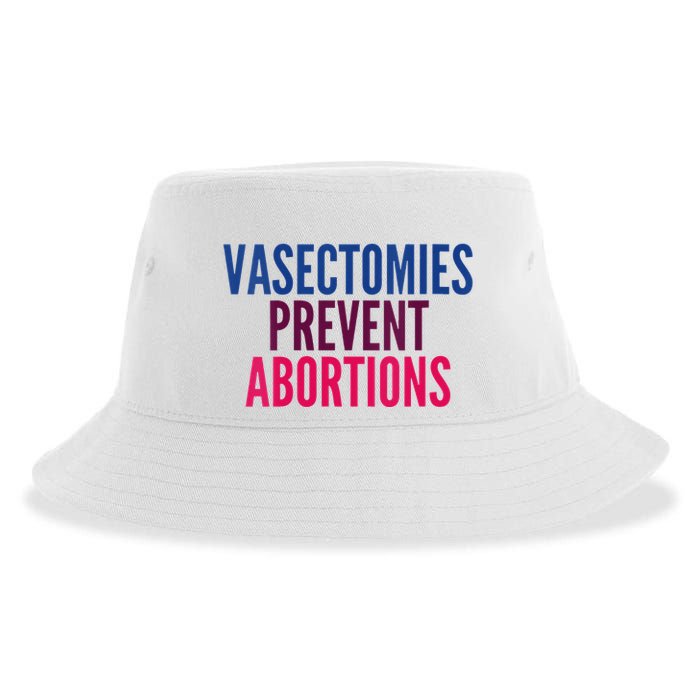 Vasectomies Prevent Abortions Protest Sustainable Bucket Hat