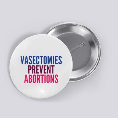 Vasectomies Prevent Abortions Protest Button