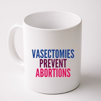 Vasectomies Prevent Abortions Protest Mug